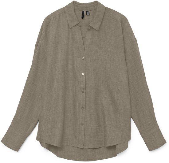 VERO MODA VMMELANEY QUEENY LS SHIRT WVN NOOS Dames Blouses