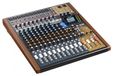 Tascam MODEL 16 mengpaneel 16 kanalen 20 - 30000 Hz Zwart, Goud, Hout