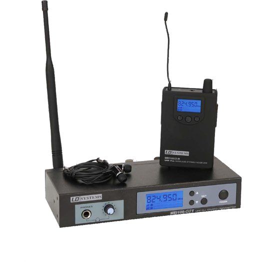 LD Systems MEI 100 G2 draadloos in-ear monitor systeem (863 - 865 MHz)