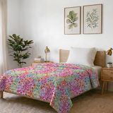 bedrukte Spring bedrukte zomer quilt "FANTASY", polyester vulling, 170x270cm