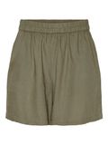 Pieces Shorts PCPIA LINNENMIX L Dames Deep Lichen Green