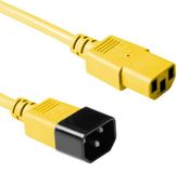 ACT Netsnoer C13 - C14 geel 5 m AK5432