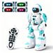 Robot enfant interactif intelligent, télécommande avec programmation, enregistrement, danse, lumières colorées, jouet éducatif