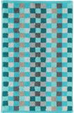 Cawö Serviette invité Unique Karo Turquoise