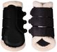 HKM Comfort Premium Mesh Fur Peesschoenen Zwart