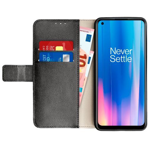 Just in Case PU-leer Book Case Zwart OnePlus Nord CE 2