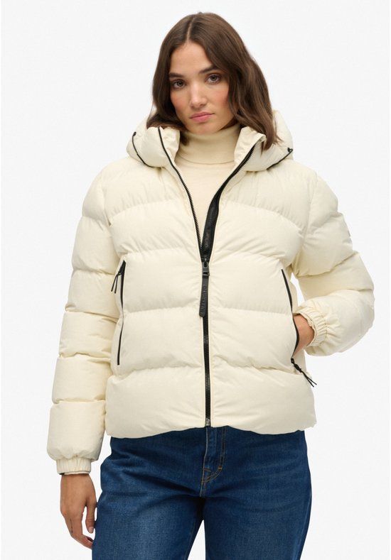 Superdry Hooded Sports Puffer Winterjas Dames - Maat 3XL