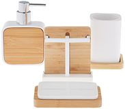 Sweet Home Collection Badkameraccessoire-sets, set van 4, Ritz