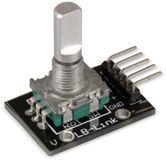 JOY-IT Interrupteur rotatif avec sortie de position codée, 18x31x30 mm, tension de fonctionnement 5V