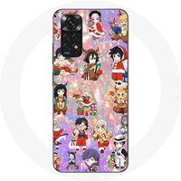 Maniacase Hoesje voor Xiaomi Redmi Note 11S 4G Demon Slayer Vrolijk Kerstfeest Poster