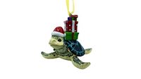 Blauwe Zeeschildpad Strand Oceaan Kust Kerstboom Opknoping Ornament Decoratie Decor