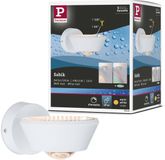 Paulmann LED-wandlamp Sabik IP44 2700K 570lm / 360lm 230V 9W / 4,5W dimbaar Wit mat