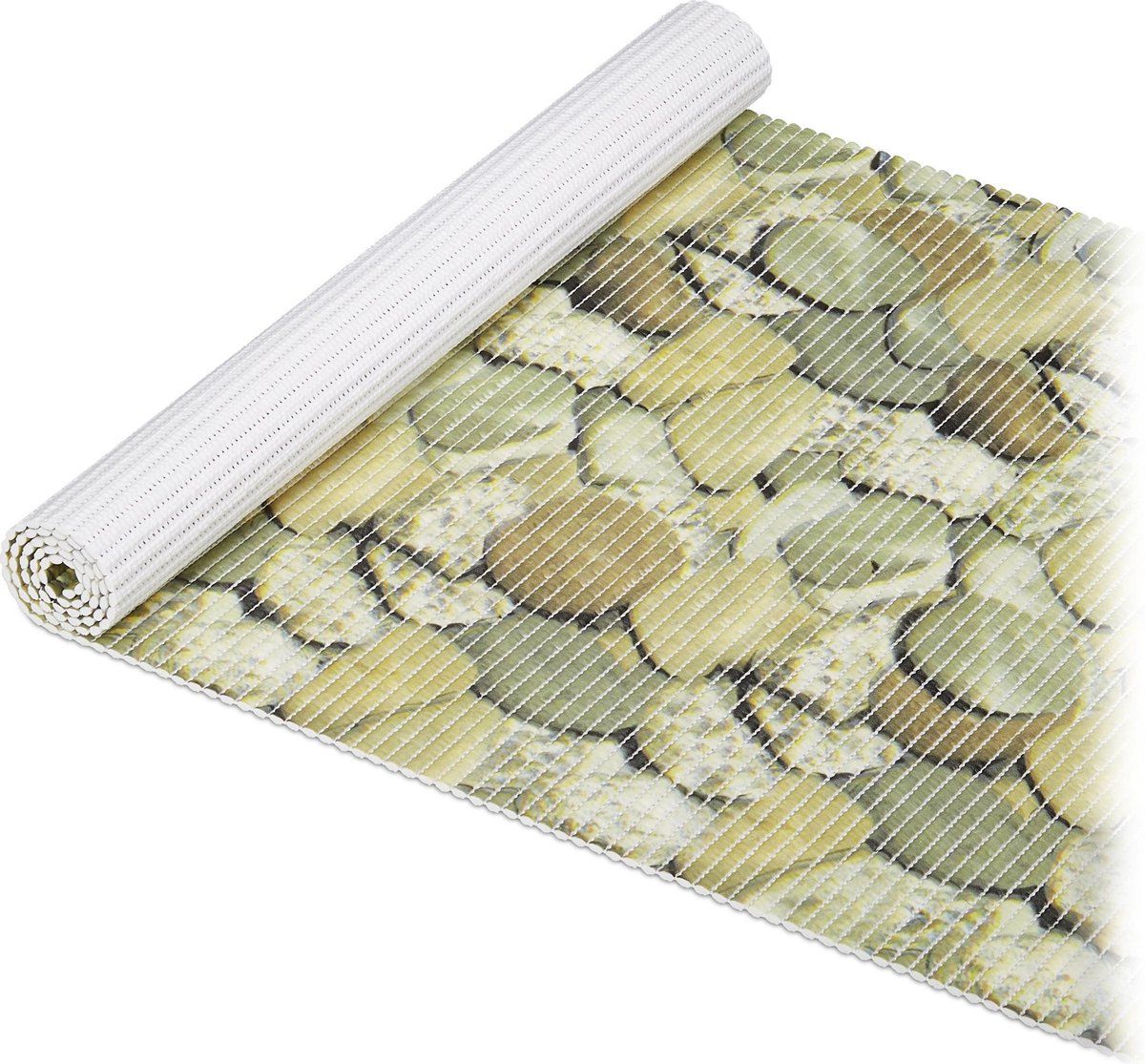 Relaxdays badkamermat groot - badmat anti slip - badkamerkleed - antislipmat - sauna A, 150 cm