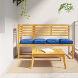 VidaXL Kussen 4 st oxford stof koninklijk blauw 40 x 40 x 8 cm