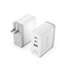 Vention FEGW0-EU Chargeur rapide GaN 100W avec 3 ports (2x USB-C, 1x USB-A) - Blanc