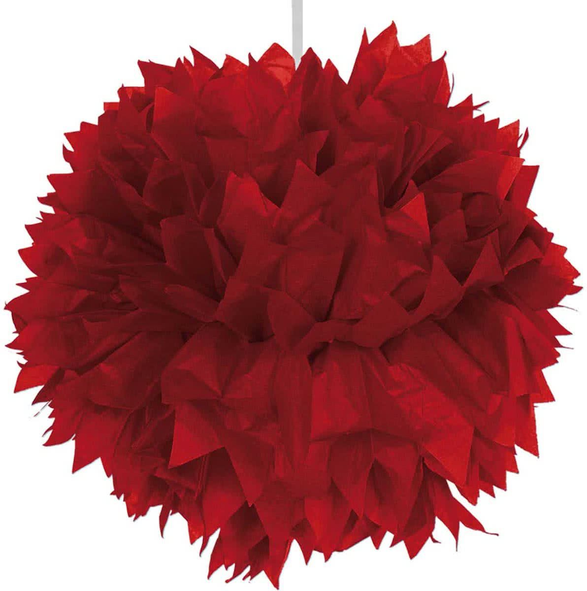 Folat Pompom Rood 30cm
