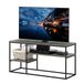 Furinno Moretti Modern Lifestyle TV-standaard voor tv tot 50 inch, Frans eiken grijs