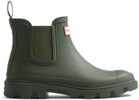 Hunter Unisex Downpour Chelsea Dark Olive - Maat 36