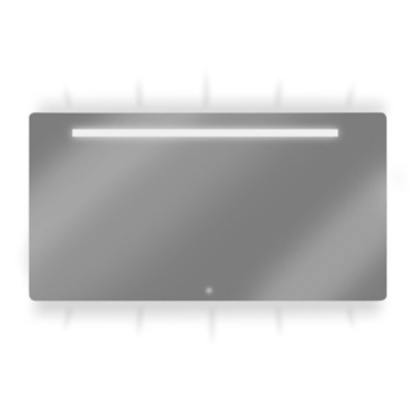 LoooX Ml-line spiegel 160x70 led verl.onder+boven+geintegreerd SPML21600700