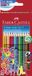 Faber-Castell Kleurpotloden - met Grip - set 10+2 stuks - Assorti 12 kleuren