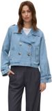 Vero Moda VMLELOU Jas Light Blue Denim Katoen/Polyester L
