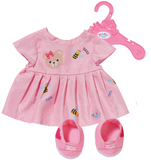 BABY born Beer Jurk en outfit - 43 cm - Roze