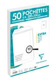 Clairefontaine 805050C - Pak 50 Witte Enveloppen C4-229x324 - Zelfklevend