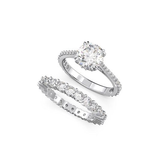 Swarovski Constella Ring - Zilver - Maat 50 - Dames