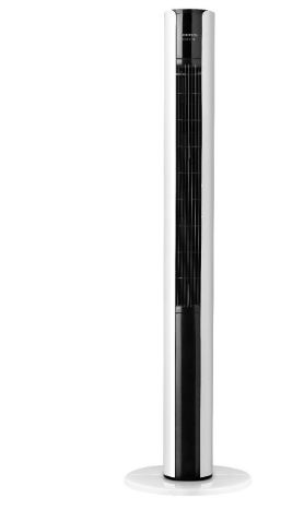 Taurus 947.262 Tower Fan - Black & Stainless Steel - 3 Speeds - Timer - Remote Control