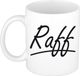 Bellatio Decorations Raff Naam koffiemok - wit