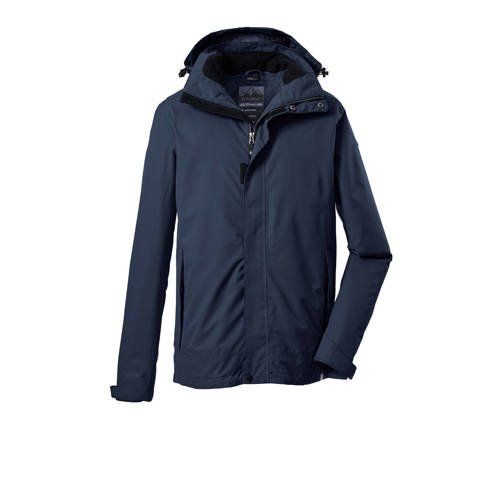 killtec outdoor jas Xenios donkerblauw