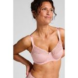 Hunkemöller Dames Lingerie Niet-voorgevormde beugel bh Sophie - Roze - maat F85