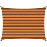 Maison Exclusive Voile d'Ombrage Orange et Marron 3 x 4 m 100 % Polyester Oxford