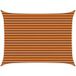 Maison Exclusive Voile d'Ombrage Orange et Marron 3 x 4 m 100 % Polyester Oxford