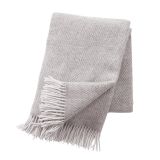 Klippan Yllefabrik Plaid en laine Pulse sable (beige)