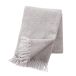 Klippan Yllefabrik Plaid en laine Pulse sable (beige)