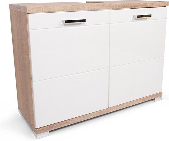 Wastafel Kast Karina Wit - Hout 80 cm