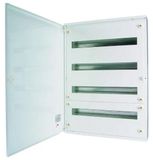 Eaton vlakverdeelbak BF-O, voor wandmontage, 3 rijen, 72 TE, IP30, staalplaat, wit, compleet, 1 stuk.