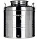 Megashopitalia Reservoir voor olie van roestvrij staal 18/10, voorbereid voor waterkraan van 1/2 inch, 15 l
