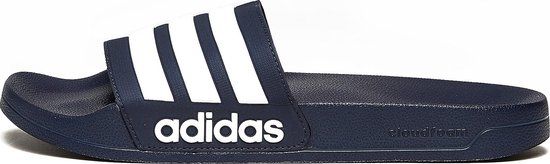 adidas Performance Adilette Shower badslippers donkerblauw/wit