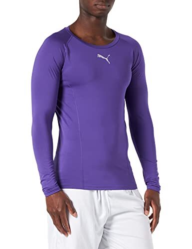 PUMA Herren LIGA Baselayer Tee LS Shirt, Prism Violet, 48/50