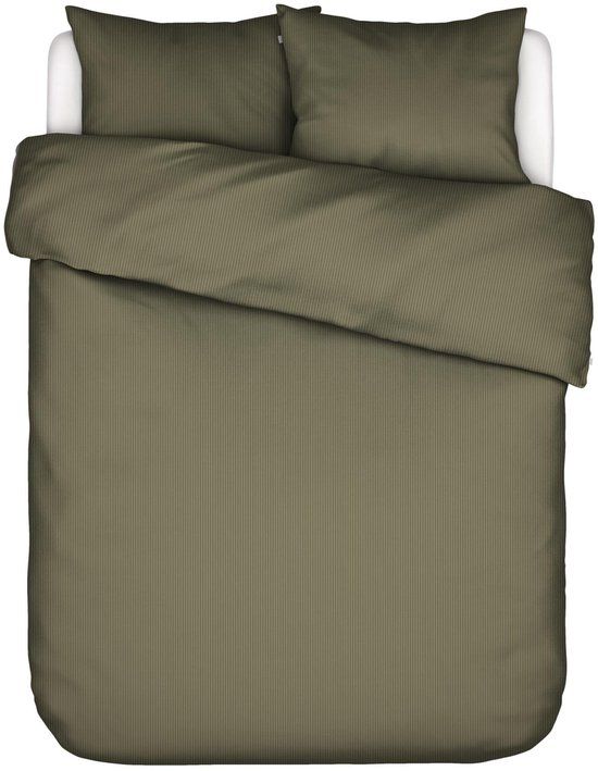 Essenza Coletta Dekbedovertrek Mosgroen - Lits-Jumeaux XL – 260x200/220 cm