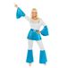 Amscan 9919009 - dames jaren '70 pop disco danser volwassenen carnaval kostuum maat: 8-10