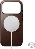 Nomad Horween Modern lederen hoesje iPhone 17 Pro – Bruin