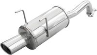 100% InoXcar 100% RVS Sportuitlaat passend voor Fiat 500 1.4 16v (100pk) 2007- 90x70mm