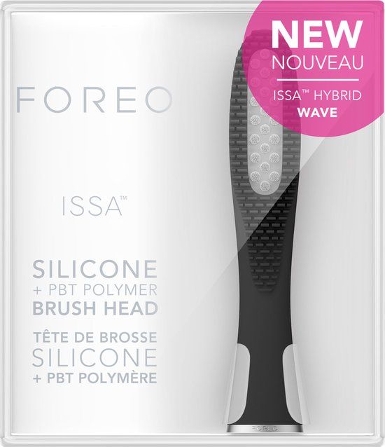 FOREO ISSA Hybrid Wave Borstelkop - Black
