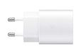 Samsung Samsung Oplader USB C, voedingsadapter 25 W, ultrasnel, snel opladen, originele oplader, zonder kabel, wit
