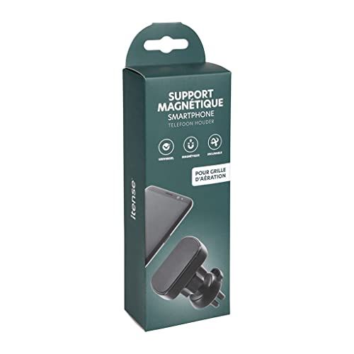 ITENSE - Telefoonhouder voor ventilatierooster - universeel - magneethouder - zwart