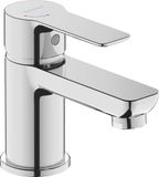 Duravit D-Code ééngreeps wastafelmengkraan S FreshStart en Minusflow, zonder afloop, DC1013002010, Kleur: Chroom hoogglans