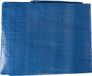 Silverline Afdekzeil/dekzeil - blauw - waterdicht - UV bestendig - kunststof 65 gr/m2 - 610 x 900 cm